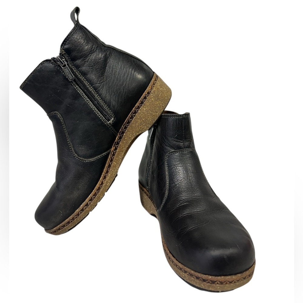 PIKOLINOS Leather Ankle Booties in the color Lead Size 7.5-8 - Picture 2 of 14